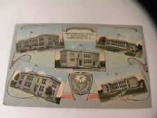 VINTAGE POSTCARD NEW CHARLOTTE SCHOOL BUILDINGS multi picture 1921 picture