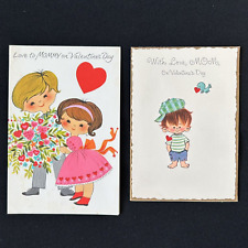 2 Vintage Mom/Mommy Valentine's Day Cards American Greetings, Rust Craft, Signed picture