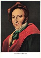 Postcard Gioachino Antonio Rossini Italian Composer Operas 1792-1868 picture