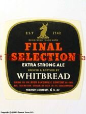 1950s-60s England Whitbred Final Selection Extra Strong Ale 6oz High Content 2 picture