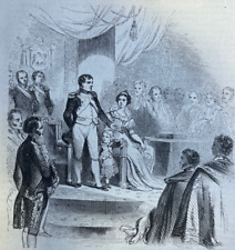 1854 Napoleon Bonaparte The Campaign of Paris illustrated picture