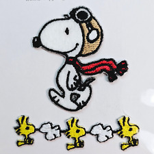 PEANUTS Snoopy Woodstock IRON-ON PATCH from JAPAN RARE  - US Seller picture