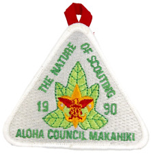 MINT 1990 Nature of Scouting Makahiki Aloha Council Patch Hawaii HI Boy Scouts picture