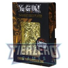 Yugioh Exodia the Forbidden One Limited Edition Gold Card picture