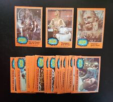 1977 STAR WARS TOPPS Trading Cards Orange Series 5 Your Choice 66 Cards U Pick picture