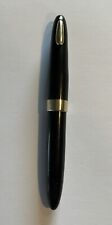 Vintage Sheaffer Tuckaway White Dot  Black Fountain Pen 14K Gold Nib picture
