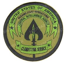 CIA USA Paramilitary Operations Clandestine Service Patch (Iron-on) OD/Subdued picture
