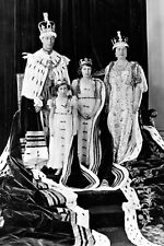 New 5x7 Photo: Coronation of King George VI and Queen Elizabeth, Royal Family picture