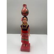 Vintage Handmade Tehuana Mexico Souvenir Dolls Folk Art picture
