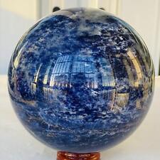 1700g Blue Sodalite Ball Sphere Healing Crystal Natural Gemstone Quartz Stone picture