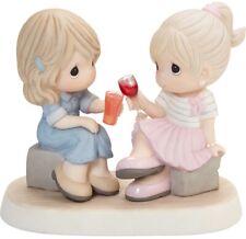 Precious Moments Toasting To Lifetime of Friendship Porcelain Figurine 202014 picture