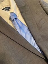 Donald J. Trump Signature Collection Men's Necktie - Blue Striped Pattern picture