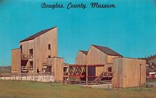 Roseburg OR Oregon Douglas County Museum Pioneer Homestead Farm Vtg Postcard S4 picture