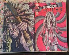 Suicide Squad #1 Blank var. w original artwork of Sherri Moon Zombie 3 from hell picture