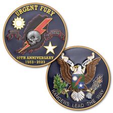 75th Ranger Regiment Urgent Fury 40th Anniversary 1983-2023 Challenge Coin picture