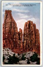 The Court Group  Colorado Grand National Monument Vintage Postcard  1935 picture