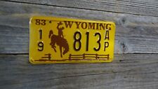 1983 Wyoming Cowboy Bucking Horse with rustic fence excellent Condition picture