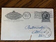 Paul Belden - United States Postal Card ~ Postcard Posted - Nov 7 1908 picture