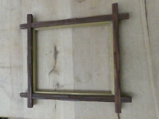 Antique Rustic Adirondack Style Frame, Gilt Liner picture