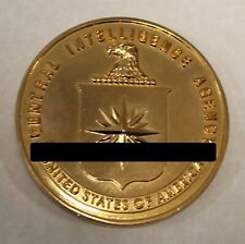 Central Intelligence Agency CIA Gold Retirement Medallion Challenge Coin picture