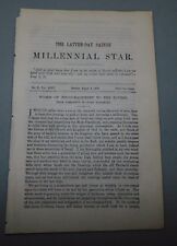 MILLENNIAL STAR of August 4, 1884 LDS Mormon Magazine  picture