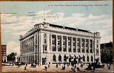 Cleveland Ohio Postcard, Post Office, Courthouse, Custom House, US Vintage, 1911 picture
