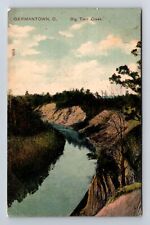 Germantown OH-Ohio, Big Twin Creek, Antique Souvenir Vintage c1908 Postcard picture