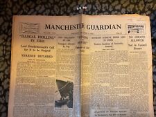 1955 Historical Newspaper , Northern Ireland Troubles Etc , Manchester Guardian picture