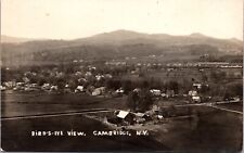 Real Photo Postcard Birds Eye View of Cambridge, New York picture
