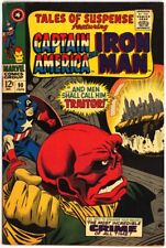 TALES OF SUSPENSE 90 CAPTAIN AMERICA RED SKULL IRON MAN COLAN MARVEL SILVER BIN picture