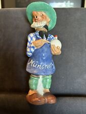 Rare 1938-1949 Goebel Man Dressed In Blue Liquor Decanter Figurine. picture