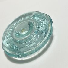 c1860s Moore's Fruit Jar Patented Dec. 3d 1861 Aqua Glass Lid Cover picture