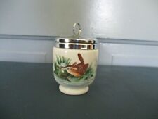 Royal Worcester Porcelain Egg Coddler w/Birds Made in England Recipe Book Includ picture