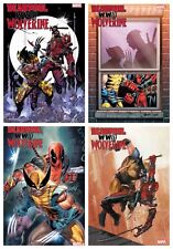 Deadpool Wolverine WWIII #1 4 COVER SET SHIPS 5/1 LIEFELD RAW  picture