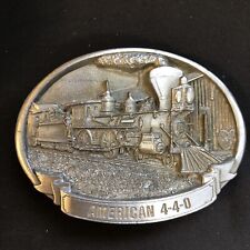 VTG American 4-4-0 Locomotive Train Engine Pewter? C&J 1440 Made In USA 1987 picture