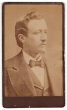 CIRCA 1880s CDV BEARDED MAN IN SUIT UNMARKED picture
