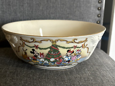Vintage LENOX (1997) Mickey's Merry Christmas Holiday Bowl picture