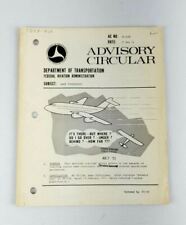 VTG 1971 Advisory Circular DOT Federal Aviation Admin Wake Turbulence Manual picture