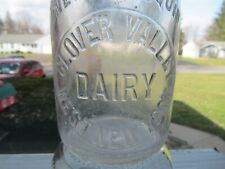 TREP Milk Bottle Clover Valley Dairy West New York NJ HUDSON COUNTY 1933 picture