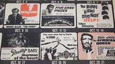 1978 Tacoma Cinemascope Film Calendar Freaks Zardoz The Beatles Five Easy Pieces picture