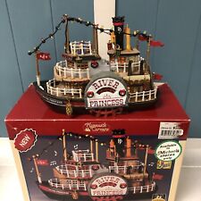 Lemax River Princess Village Christmas Collection Lights Up Makes Ship Noise picture