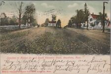 Junction of Market St. and South Hampton Road Amesbury Massachusetts Postcard picture