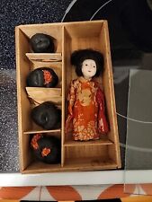Antique Vintage  Japanese Doll with Wigs  picture