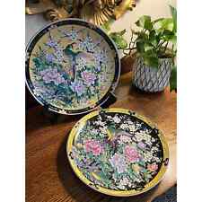 Vintage Eiwa Kensei Japanese porcelain plates - set of 2 - Rare picture
