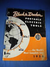 1956 Black & Decker Portable Electric Tools Catalog Vintage Original 74-pages picture