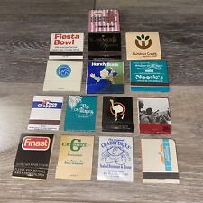 Vintage Lot of 15 Restaurant Circus Cruise Vacation Collectors Matchbook Matches picture