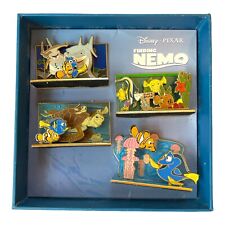 Disney Store Finding Nemo Diorama Pin Boxed Set LE 250 RARE picture