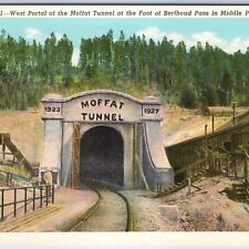 1937 Middle Park CO Entrance Moffat Tunnel Berthoud Pass Continental Divide A205 picture