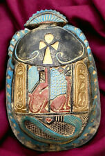 RARE Ancient  Egyptian Antiques Scarab Egyptian Beetle Unique Egyptian BC picture