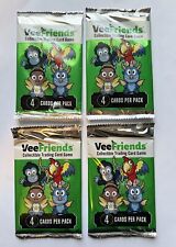 VeeFriends Compete & Collect Trading Cards - Four Sealed Packs - By ZeroCool picture